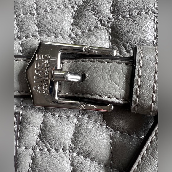 🩶AIMEE KESTENBERG - Dani Bag gray quilted leather. - Picture 2 of 12